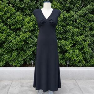 Formal Vintage S.L. Fashions Evening Dress Fit Flare 1990s Y2K Black Women’s 8